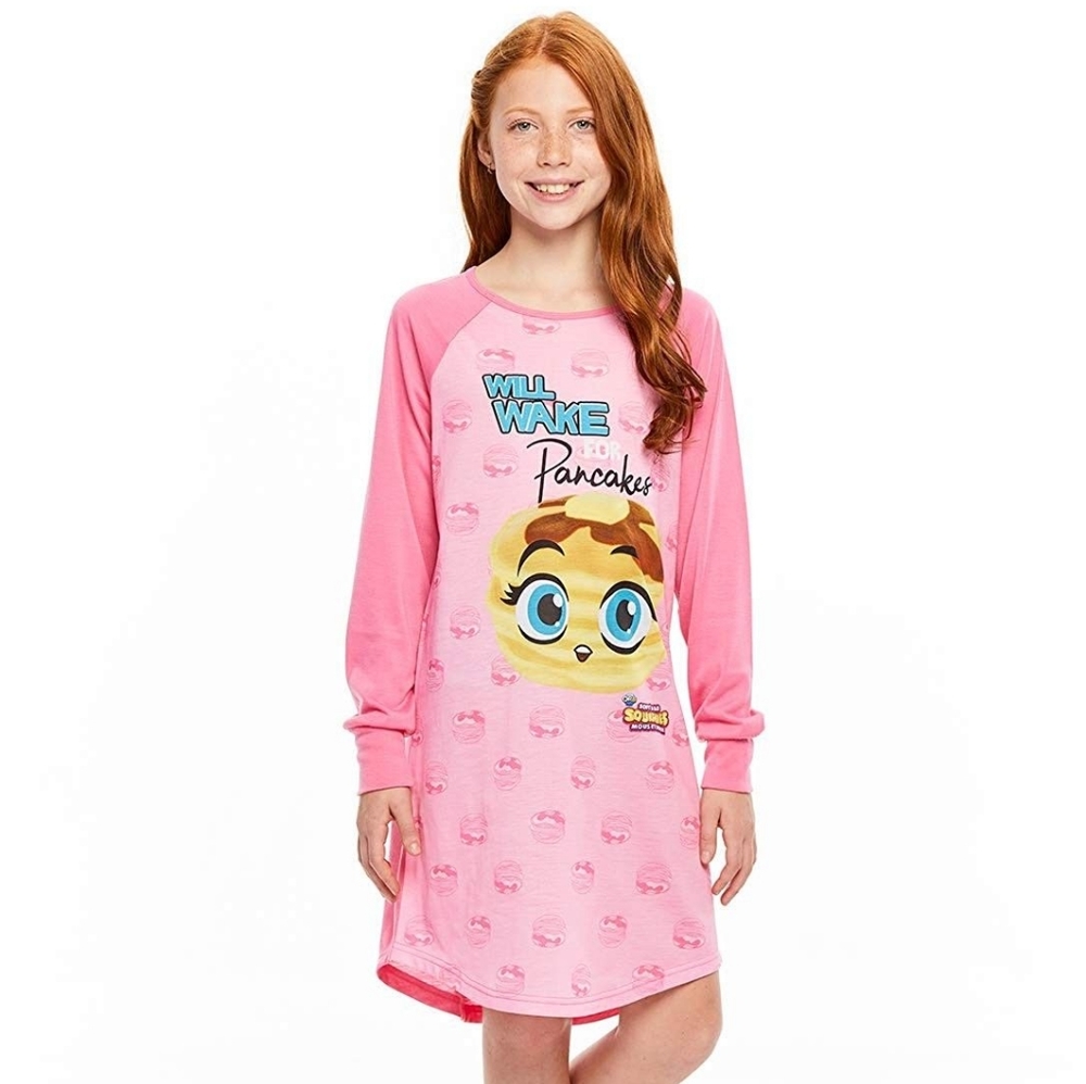 Soft' N Slo Squishies Girls Long Sleepshirt NWOT